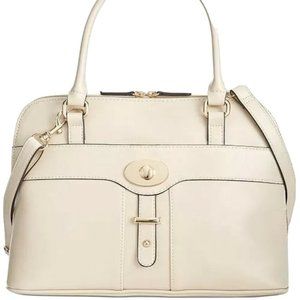 Giani Bernini Turn-Lock Glazed Dome Satchel Xbody